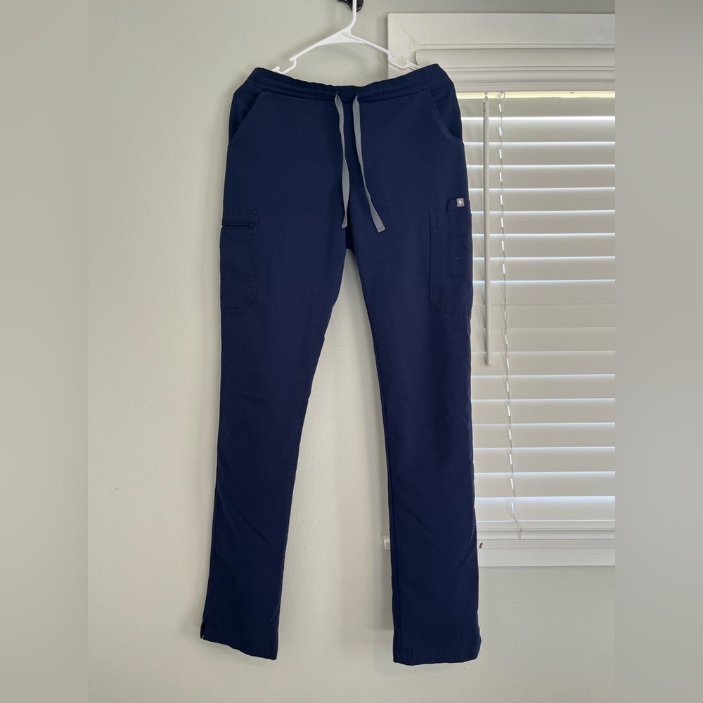 FIGS Yola Skinny Scrub Pants - Size Small Tall, Navy